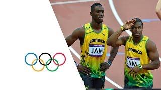 Mens 4x100m Round 1 Highlights  Jamaica amp USA Win  London 2012 Olympics [upl. by Assyla536]