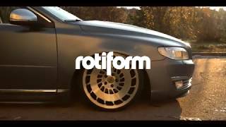 BAGGED S80  ROTIFORM CCV WHEELS  4K [upl. by Noitsuj]