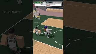 CLUTCH THREE  DEFENSE 🥵  Hoops  Roblox roblox basketballshorts shorts [upl. by Stein]