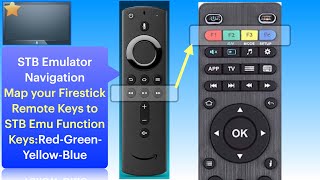 Firestick Remote Keys mapping for Navigation in STB Emulator [upl. by Cirtemed888]