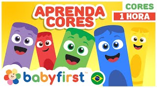 Desenhos Educativos Para Crianças  Aprenda Cores  Videos Educativos Infantil 2 Anos  BabyFirst [upl. by Diantha]