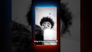 King is loving fatherhood 🩵 SUBSCRIBE TO STAY UPDATED ON NEW VIDEOS 🔥 [upl. by Seve]