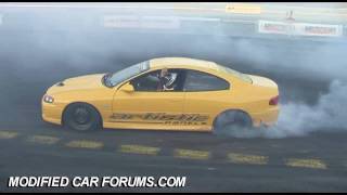 Yellow Monaro UPSET8 burnout at Easternats 2009 [upl. by Noynek]