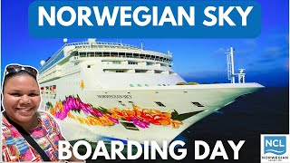 Norwegian Sky Embarkation Day Ship Tour Cagneys Entertainment NCL may NOT be for me [upl. by Arais861]