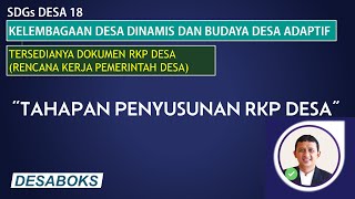 Tahapan Penyusunan Rencana Kerja Pemerintah RKP Desa [upl. by Aztiray]