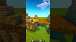 👉 Como Construir una CASA de MADERA para SURVIVAL en Minecraft ✅ MENOS de 1 MINUTOS [upl. by Slen364]