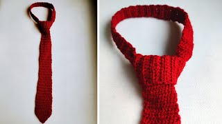 How to crochet necktie [upl. by Robinet]