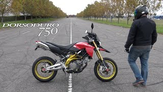 Aprilia Dorsoduro  GPR Ghost Exhaust Sound  Ride By [upl. by Spring]