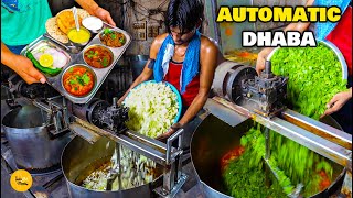 Indias First Biggest Automatic Dhaba Selling 12 Items Unlimited Thali Rs 120 Only l Indian Food [upl. by Va]