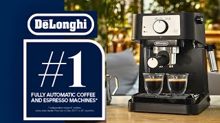 DeLonghi Stilosa Manual Espresso Machine  Latte amp Cappuccino Maker  Best manual espresso machine [upl. by Sorazal]