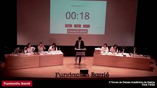 Final II Torneo de Debate Académico de Galicia Trim Parte 1 [upl. by Hulbert]