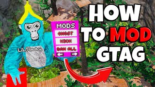 HOW TO GET MODS IN GORILLA TAG Steam And Quest  Super Easy Works 2024 [upl. by Duvall]