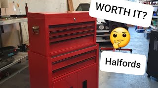 Unboxing Halfords £85 8 Drawer Toolbox  Worth it Review [upl. by Annoeik]