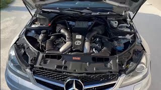 W204 C63 4matic with M157 engine  Made in Greece by Emertzidis Performance part 1 [upl. by Yurt138]