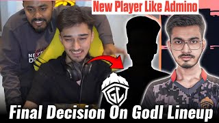 Jelly On Final Decision For Godl Lineup😳  Godl Talking Player Like Admino  💛 Godl New player [upl. by Rains]