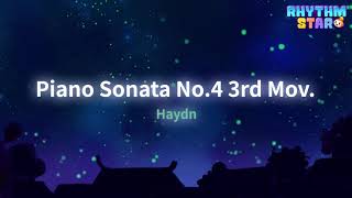 RhythmStar Haydn quotPiano Sonata No4 3rd Movquot [upl. by Illoh]