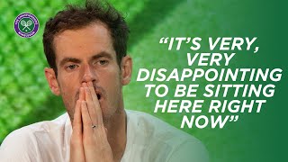 Andy Murray reflects on gruelling twoday defeat to Tsitsipas  Wimbledon 2023 [upl. by Akenihs]