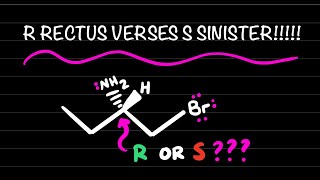 Determining R VS S configuration and chirality  Organic Chemistry Part 1 [upl. by Ellak869]