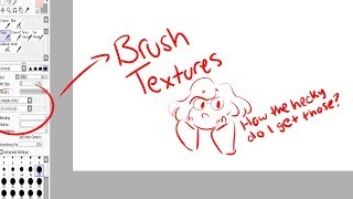 How to install brush textures in paint tool SAI [upl. by Atin]