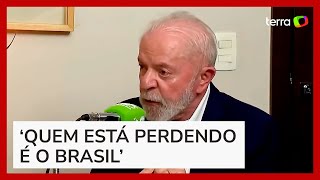 Lula lamenta manutenção da taxa Selic e acusa bancos privados de gostar de lucrar com juros altos [upl. by Indnahc462]