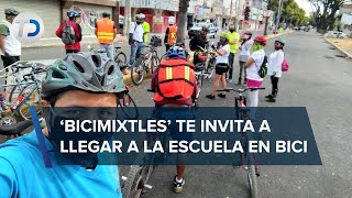 Día Mundial sin Auto “Bicimixtles” invita a sumarse al programa Bicibús [upl. by Gnemgnok]