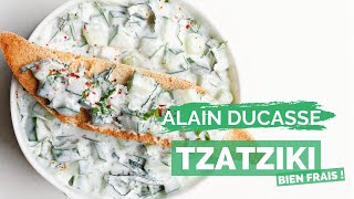 Recette de TZATZIKI par ALAIN DUCASSE [upl. by Minerva]