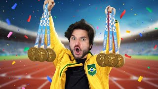 FUI PARA AS OLIMPÍADAS DE 2024 E GANHEI 5 MEDALHAS DE OURO PARA O BRASIL [upl. by Ettelrahc]