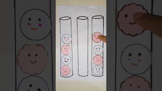 Puzzle game flower and ball pink or white youtubeshorts afrinartcutting papercrafts new [upl. by Hniht]