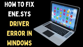 How to Fix ‘enesys’ Driver Error in Windows 11 [upl. by Vidovik532]