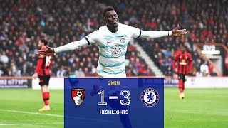 Bournemouth 13 Chelsea  Highlights  Premier League 2223 [upl. by Ryle]