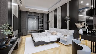 MINIMALIST MODERN BEDROOM DESIGN IDEA SMALL BEDROOM DESIGN SPACE 50 [upl. by Eniamirt]