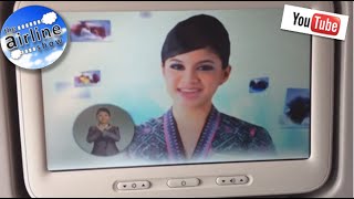 Malaysia Airlines Safety Video B737 800 [upl. by Inait418]