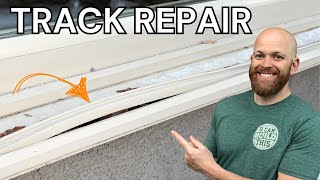 How to Repair a Screen Door Track  DIY and Save [upl. by Ecinue]