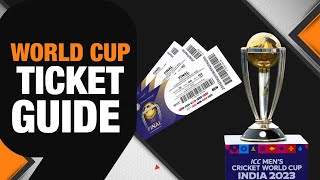 World Cup 2023 More Tickets Up For Sale How To Get Them  Sports News [upl. by Onaimad256]