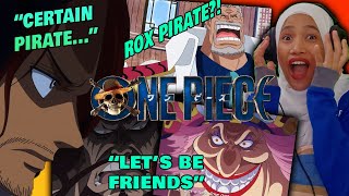 Shanks in Marijois Big Mom comes to Wano Garp and Rox Pirates Levely reverie arc reaction [upl. by Nnaycnan]