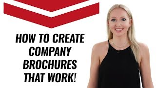 How To Create Company Brochures That Work [upl. by Ydnab]