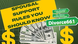 Divorce In California  Laws On Spousal Support [upl. by Vi]