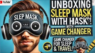 Ultimate Comfort amp Sound for Better Sleep  Eye Mask with attached headphones  Unboxing and Review [upl. by Klump]