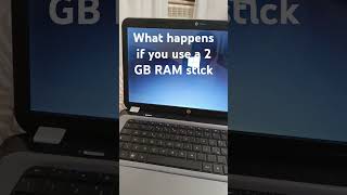 What happens if you use a 2 GB RAM stick on Windows 10 [upl. by Atinek919]