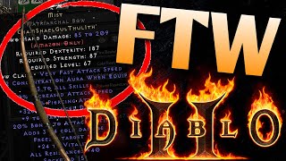 NEW RUNEWORD is CRAZY  Diablo 2 Resurrected [upl. by Ahsenot]