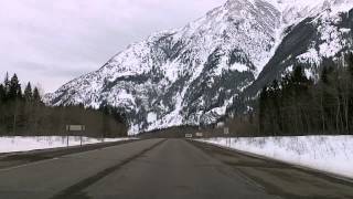 Elkford Sparwood Crowsnest Pass BCAlberta Time Lapse Dashcam Drive [upl. by Yalonda]