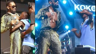 Meet Yizkid the Small Boy Who Sounds Like Wizkid as He Rushes to the Stage to Hold Dbanj Tight [upl. by Erl668]