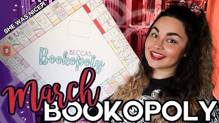 MARCH TBR  BECCAS BOOKOPOLY 15  2020 [upl. by Gladdy248]