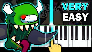 Ejected  Friday Night Funkin vs Impostor V3  VERY EASY Piano tutorial [upl. by Yelac]