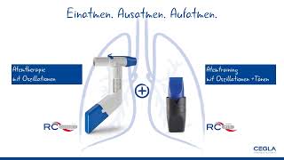 Einatmen Ausatmen Aufatmen  Atemtherapie  Atemtraining RCCornet® PLUS und RCFIT® [upl. by Eirelav593]