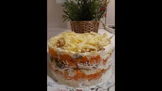 Mimoza Salatası Nasıl YapılırHow to make a mimoza salad Nefis Yemek Tarifleri [upl. by Ras470]