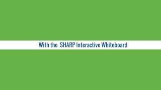 SHARP PNL702B Interactive Whiteboard [upl. by Bar]