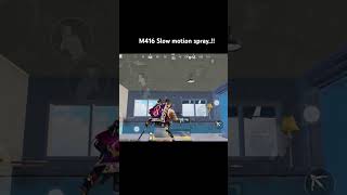 M416 Slow motion spray pubg gaming shortsmusic traveledmbgmi bass pubgmobilepubgremix [upl. by Zetta]