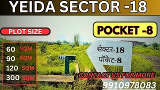 YEIDA SECTOR 18 POCKET 8 Development  Yeida Update Price sector 171820 amp 22D jewarairport [upl. by Nairot]