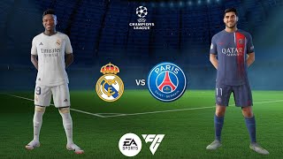 FC 24 Real Madrid vs Paris Saint Germain Santiago Bernabeu stadium my tournament champions leag [upl. by Ahsael]